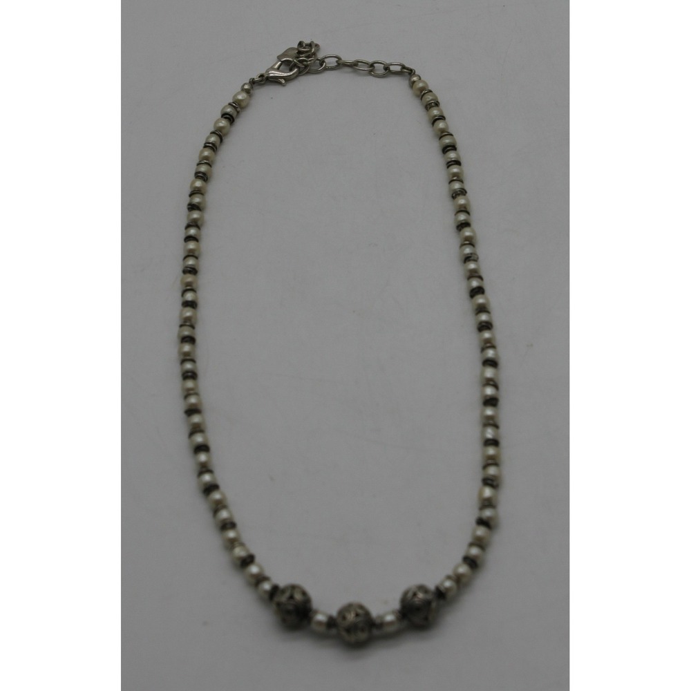 Carolee Chich Eclectic Classic Vintage Faux Pearl & Silver-Tone Necklace Jewelry